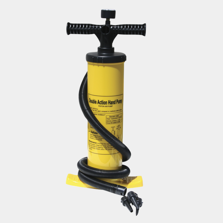 Double Action Hand Pump w. Pressure Gauge